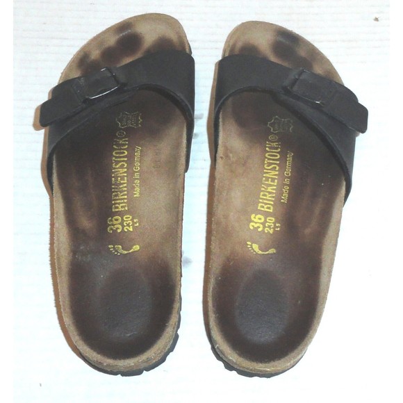 Birkenstock Women's Single Strap Leather Sandals EU Size: 36 US Size: 5/5.5 - Picture 4 of 6
